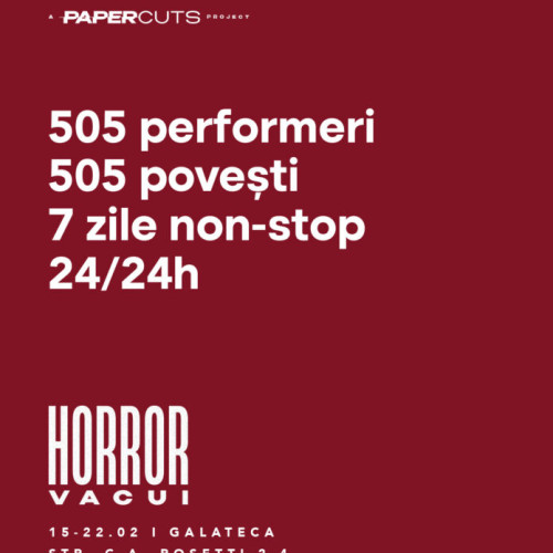 Debutează Horror Vacui, cel mai lung eveniment teatral din lume