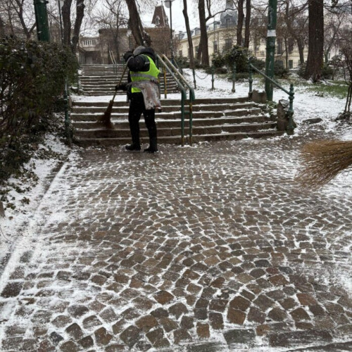 Echipele ALPAB curăță parcurile din Capitală