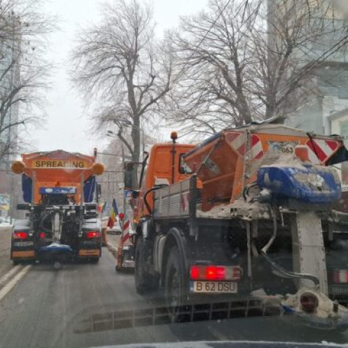 Intervenții de urgență pentru deszăpezire în Sectorul 2