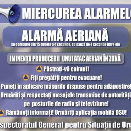 Primăria Sectorului 5 desfășoară un exercițiu de alarmare publică