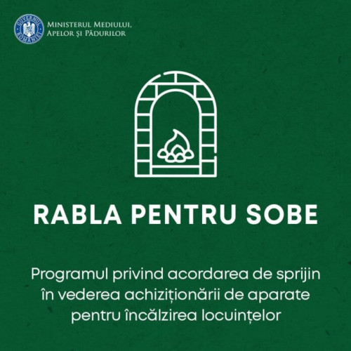 Programul &quot;Rabla pentru sobe&quot; va începe în aprilie