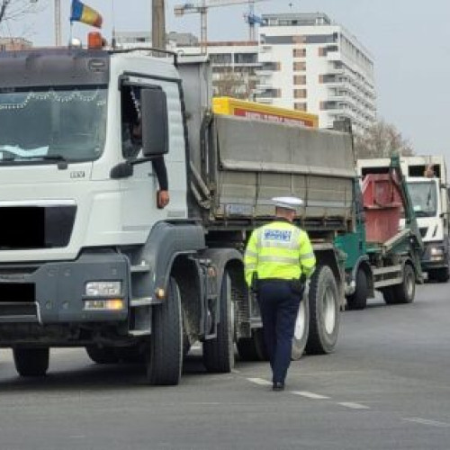 Politia Locala a Capitalei sancționează circulația vehiculelor de mare tonaj