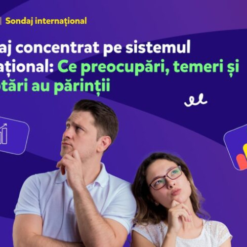 Sondaj Novakid: Părinții din România și din alte țări își exprimă îngrijorările legate de educația copiilor