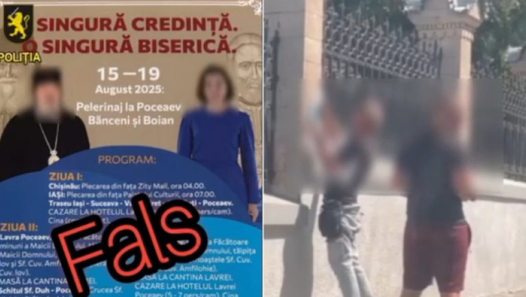 Doi străini care lipeau în Chişinău afişe cu Maia Sandu şi mitropolitul Basarabiei, reţinuţi. Ar fi fost instruiţi în Serbia și Bosnia