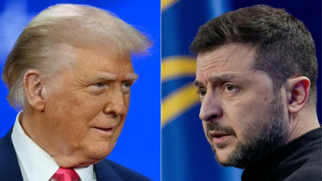 Trump a vorbit la telefon cu Zelenski, de la bordul Air Force One. Președintele SUA i-a sunat apoi pe liderii țărilor europene din NATO