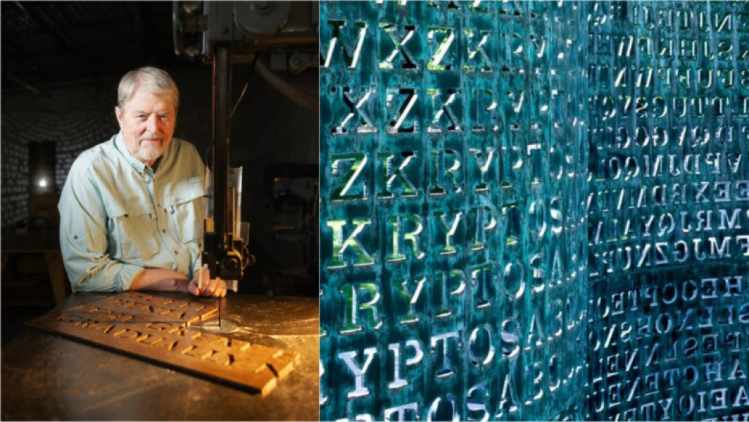 Un mister nedeslușit de 35 de ani. Soluția codului secret ascuns în faimoasa sculptură Kryptos din sediul CIA va fi scoasă la licitație