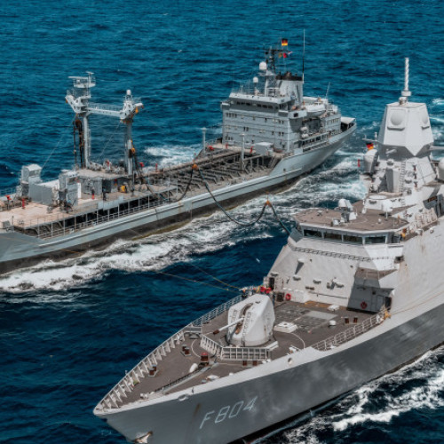 Două nave NATO ajunse în Riga pentru misiunea Baltic Sentry