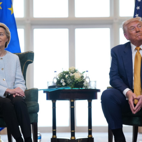 Un acord comercial între UE și SUA semnat la resortul de golf Turnberry al lui Donald Trump