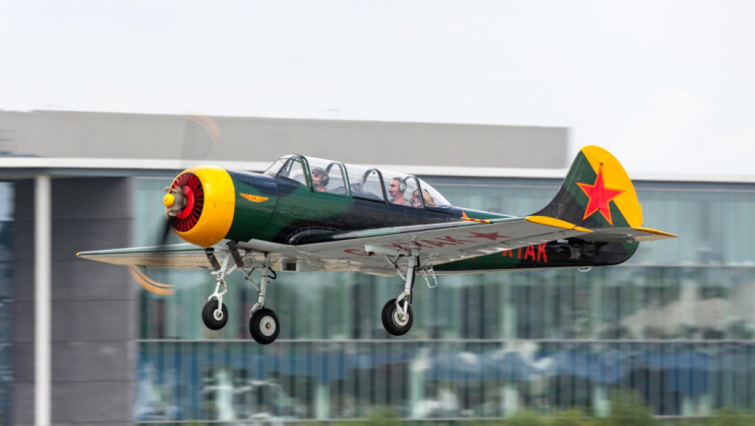 un echipaj Iak-52 a doborât jumătate din dronele distruse de armata ucraineană