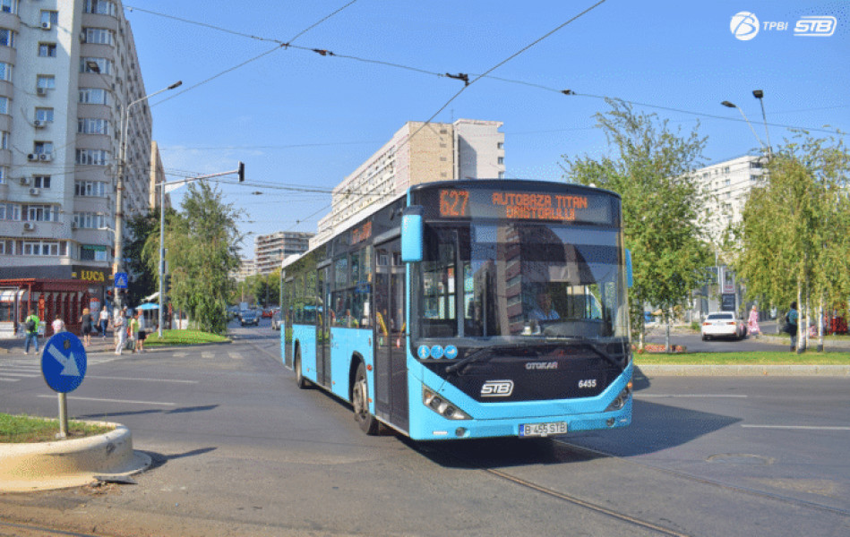 Autobuzele liniei 627 vor opri și în stația Piața Râmnicu Sărat