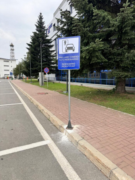 Nou spațiu dedicat ride-sharing la Aeroportul Băneasa